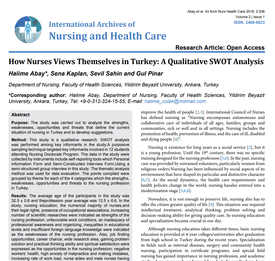 7-practical-nursing-swot-analysis-examples-in-pdf-templates-show