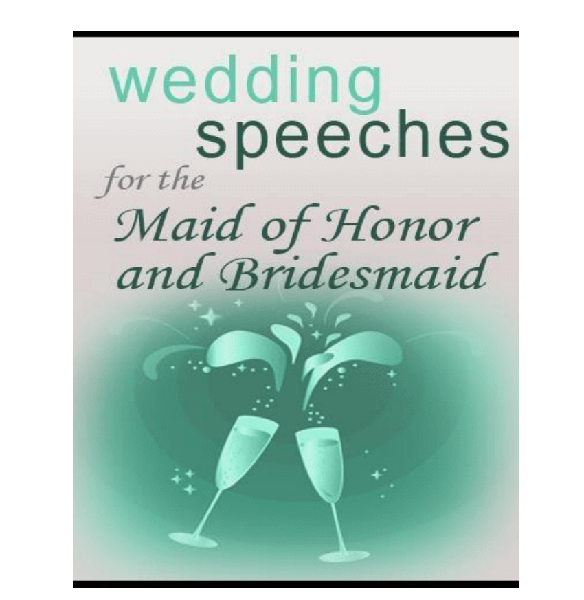 maid of honor speech examples for aunt