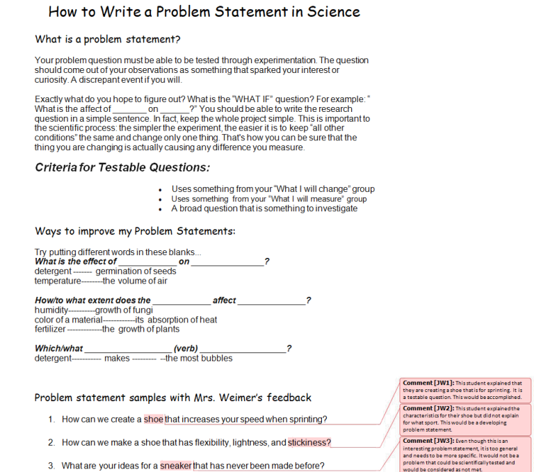 11+ Printable Problem Statement DOC Templates