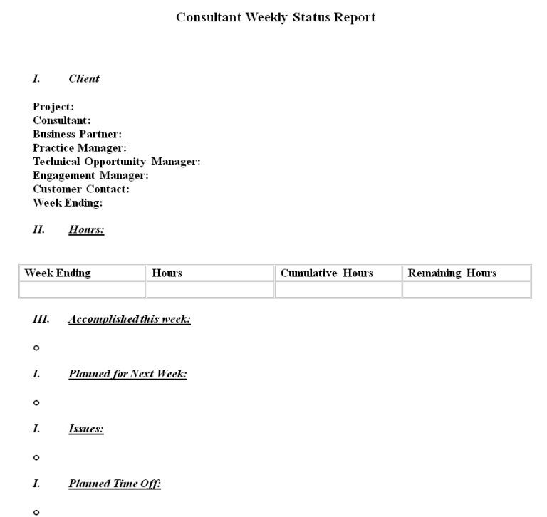 10+ Amazing Weekly Report Templates [WORD & EXCEL]
