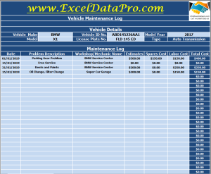 27+ BEST Vehicle Maintenance Log Templates [WORD & EXCEL]