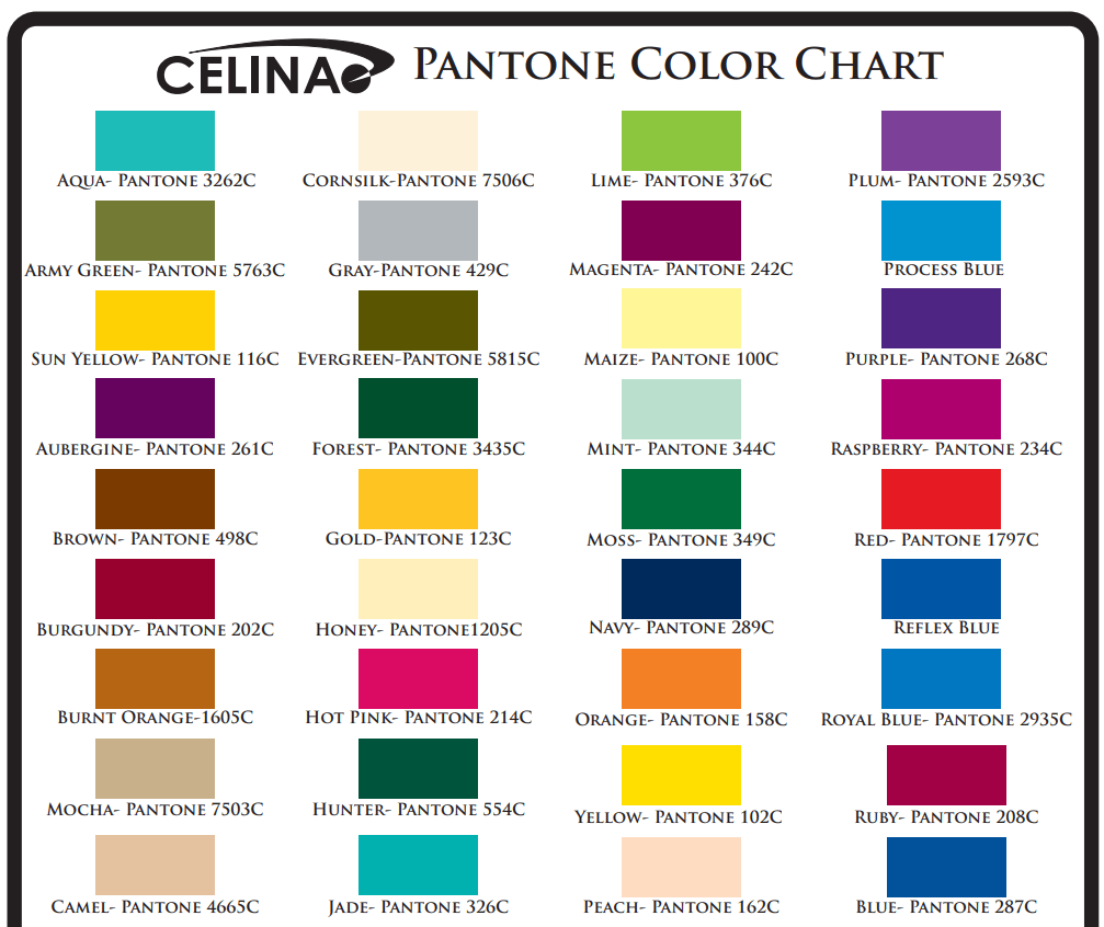 Download Top 10 FREE Pantone Color Chart PDF Templates - Templates Show