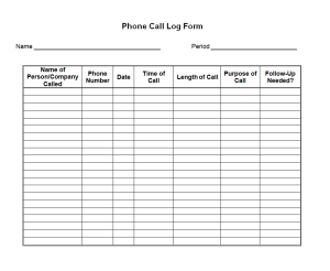 25+ Daily Use Call Log Templates [Excel & Word]